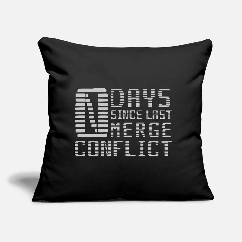 Merge Conflict Software Developer Entwickler geek Sofakissen mit Füllung 45 x 45 cm
