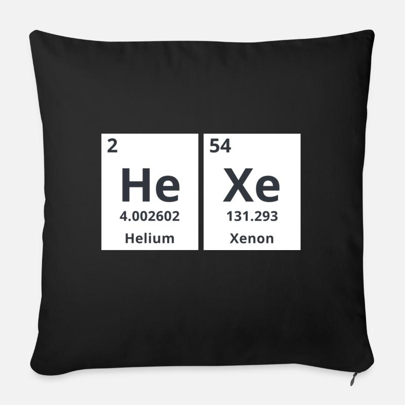 Hexe - Sofakissen mit Füllung 45 x 45 cm - Schwarz