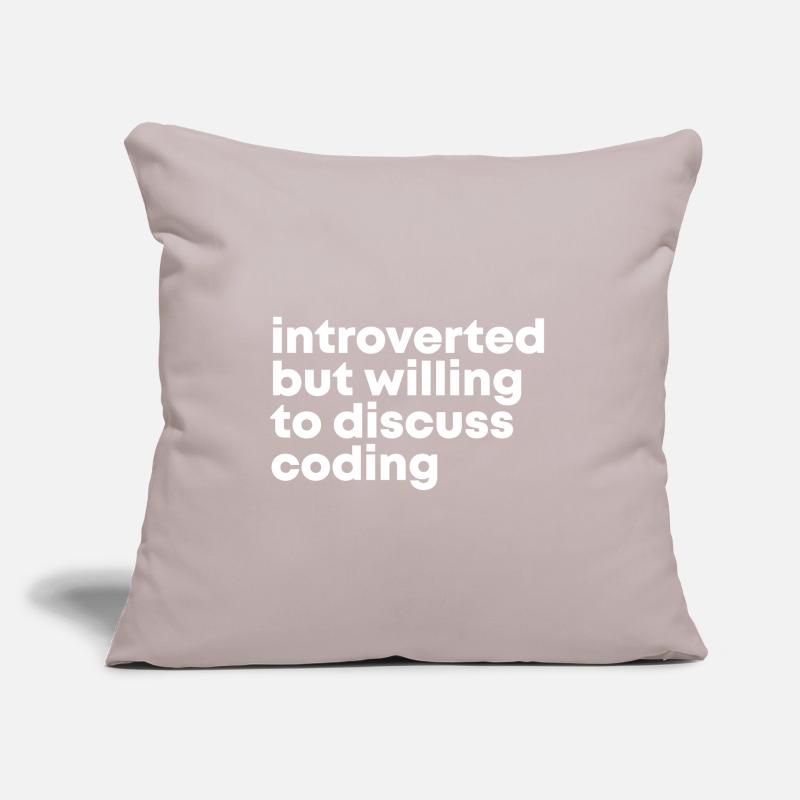 Codage Codage Codage Coussin et housse de 45 x 45 cm