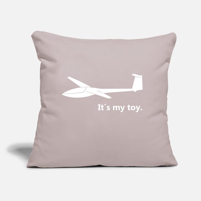 Toy glider pilot glider pilot Sofa pillow with filling 45cm x 45cm