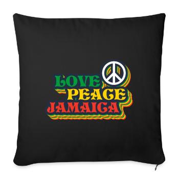 Jamaica Love Jamaica Holidays - Coussin et housse de 45 x 45 cm - noir - Devant