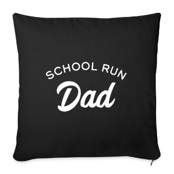 Schulleitung Papa - Sofakissen mit Füllung 45 x 45 cm - Schwarz - Vorne