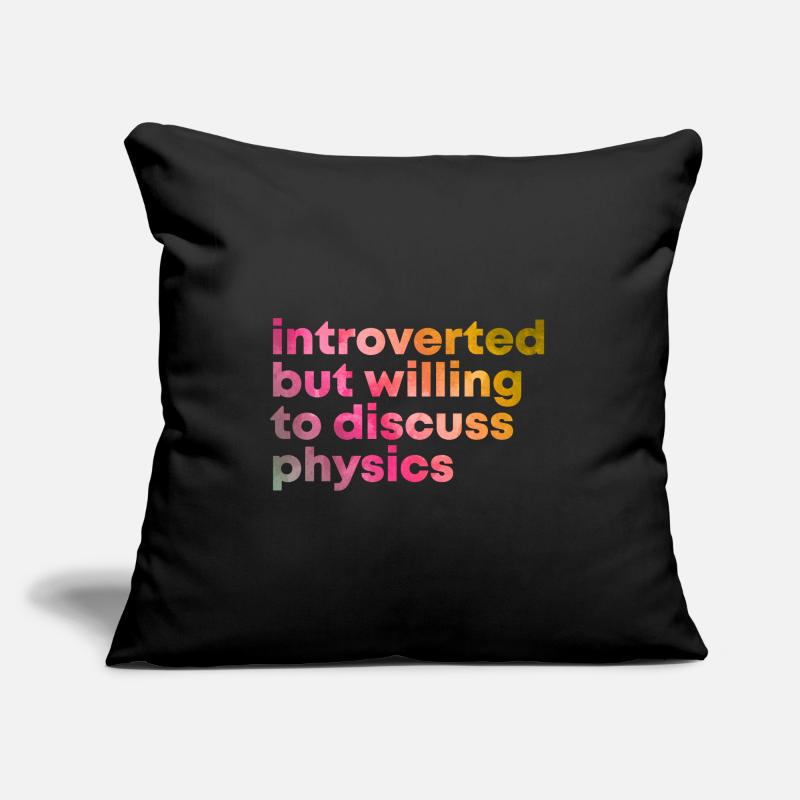 Physics Physics Physics Sofa pillow with filling 45cm x 45cm