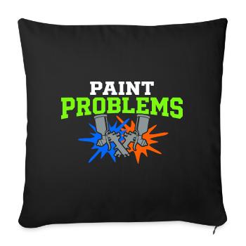 Car Body Workshop Car Body Technician - Sofa pillow with filling 45cm x 45cm - black - Front