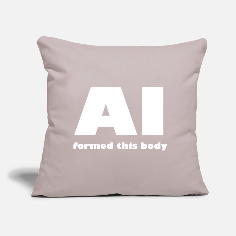 Artificial intelligence is coming Sofa pillow with filling 45cm x 45cm