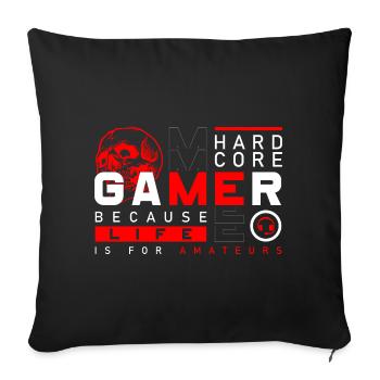 Graphismes PC Esports - Coussin et housse de 45 x 45 cm - noir - Devant