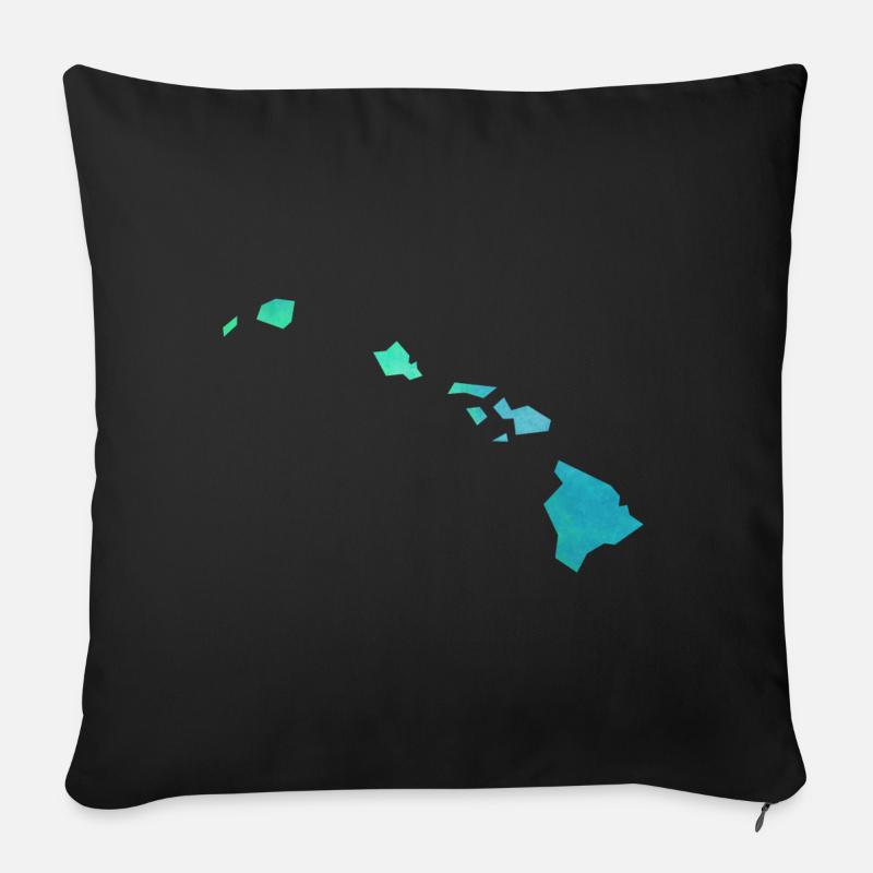 hawaii - Sofakissen mit Füllung 45 x 45 cm - Schwarz