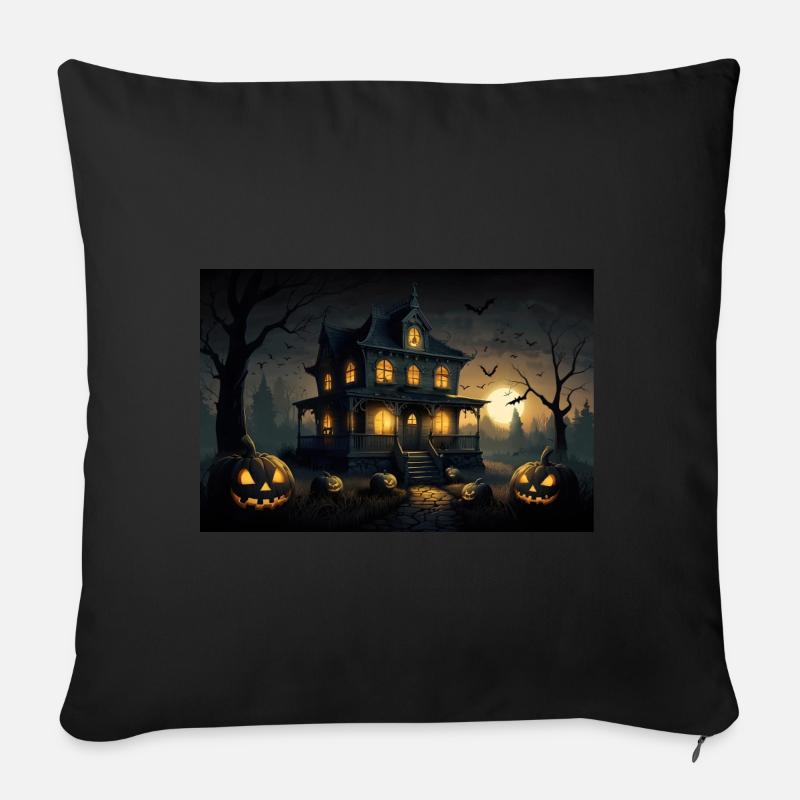 Blitz Halloween - Sofakissen mit Füllung 45 x 45 cm - Schwarz