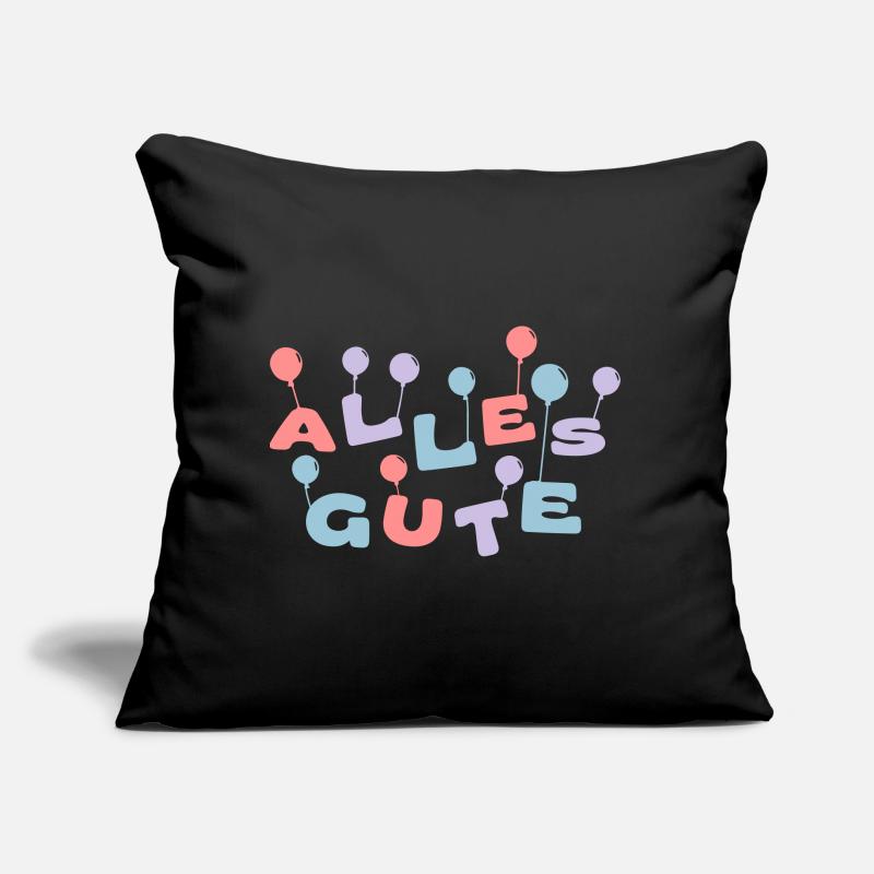 Alles Gute Sofakissen mit Füllung 45 x 45 cm