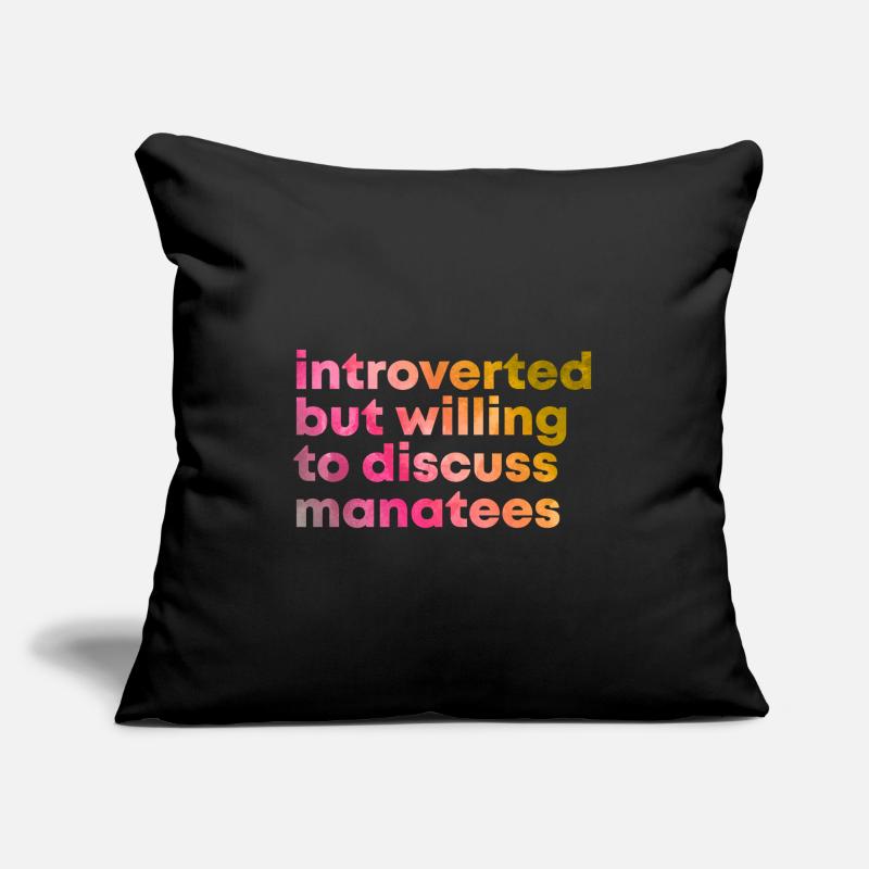 Manatee Sofa pillow with filling 45cm x 45cm
