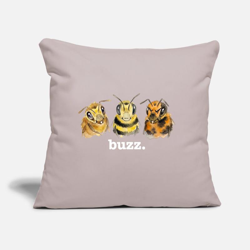 Bees buzz – Funny buzzing for bee lovers Sofa pillow with filling 45cm x 45cm