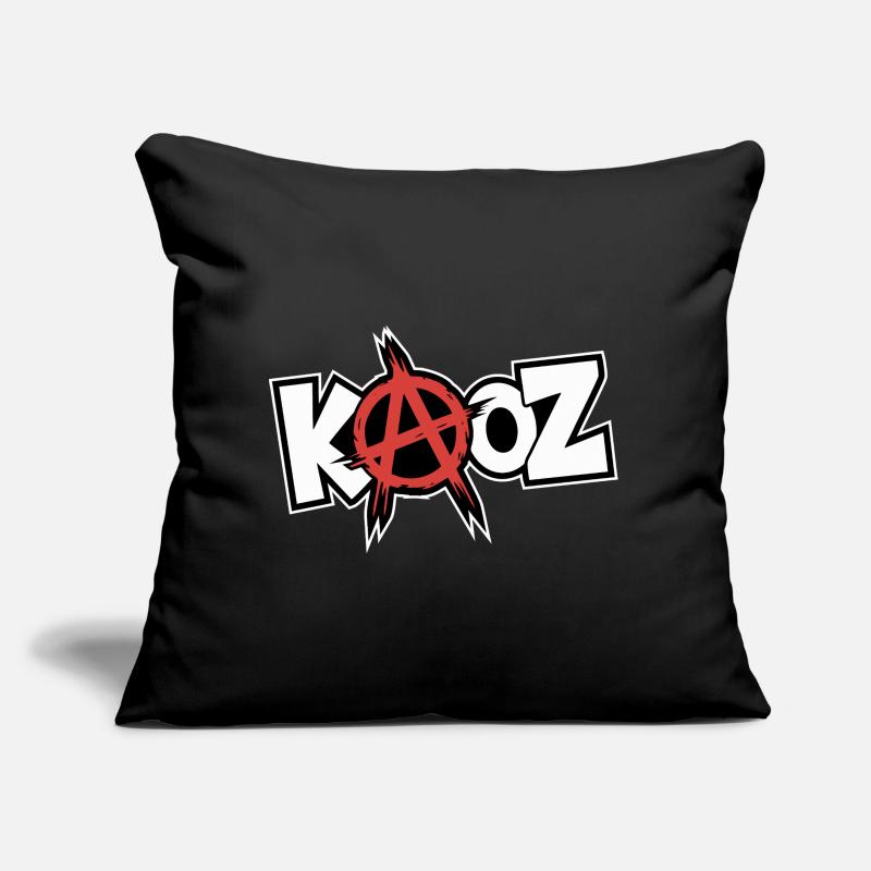 Kool KAOZ Anarchy Graffiti Coussin et housse de 45 x 45 cm