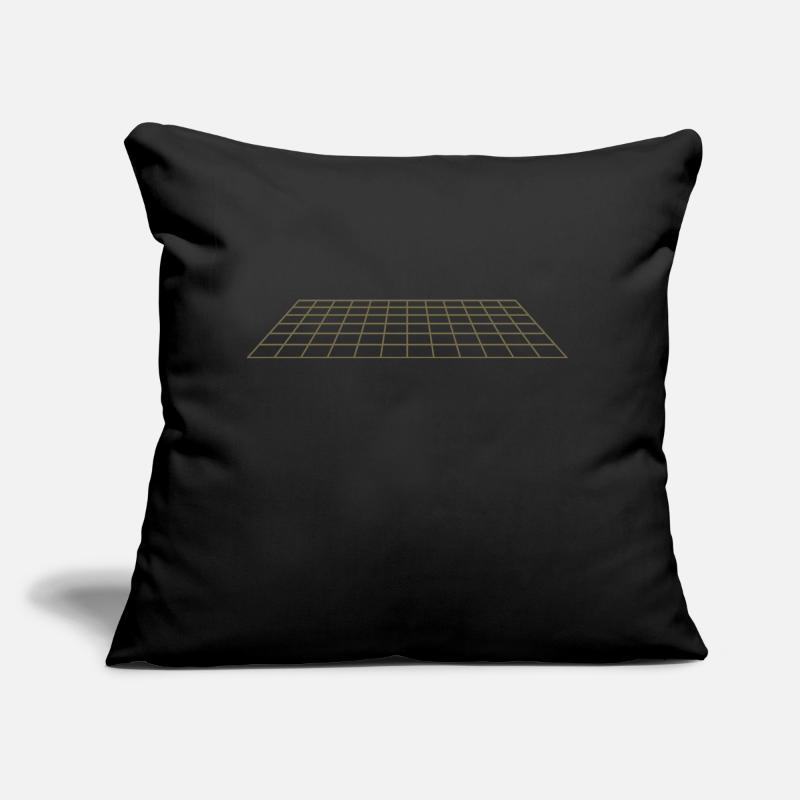 Perspective 3D Synthwave Sofa pillow with filling 45cm x 45cm