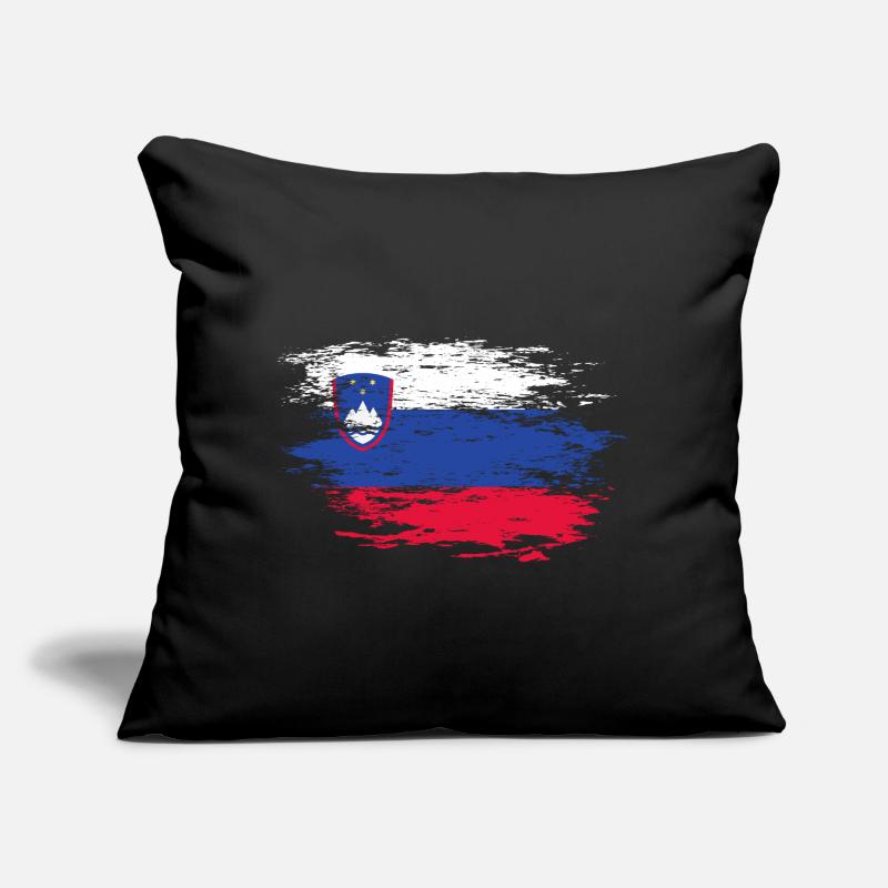 Drapeau de la Slovénie utilisé Coussin et housse de 45 x 45 cm