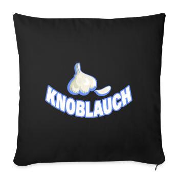 AIL - Coussin et housse de 45 x 45 cm - noir - Devant