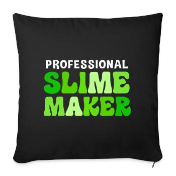 Slime visqueux Slime - Coussin et housse de 45 x 45 cm - noir - Devant