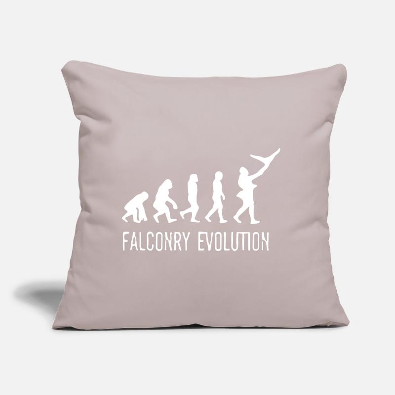 Évolution de la Fauconnerie Coussin et housse de 45 x 45 cm