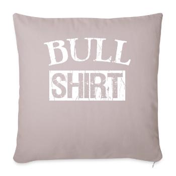 CHEMISE TAUREAU - Coussin et housse de 45 x 45 cm - taupe clair - Devant