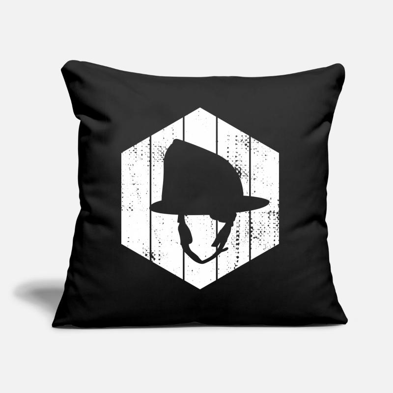 Firefighter Helmet Sketch Sofa pillow with filling 45cm x 45cm