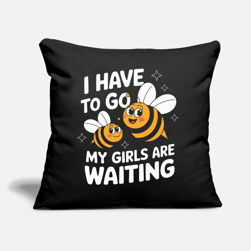 honey bee beekeeper bees bee Sofa pillow with filling 45cm x 45cm