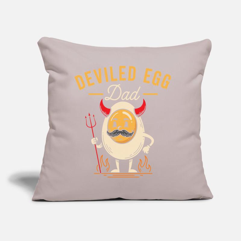 Deviled Egg Dad Thanskgiving Dinner Sofa pillow with filling 45cm x 45cm