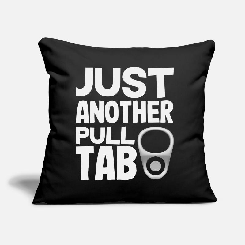 Just another can tab probing garbage Sofa pillow with filling 45cm x 45cm