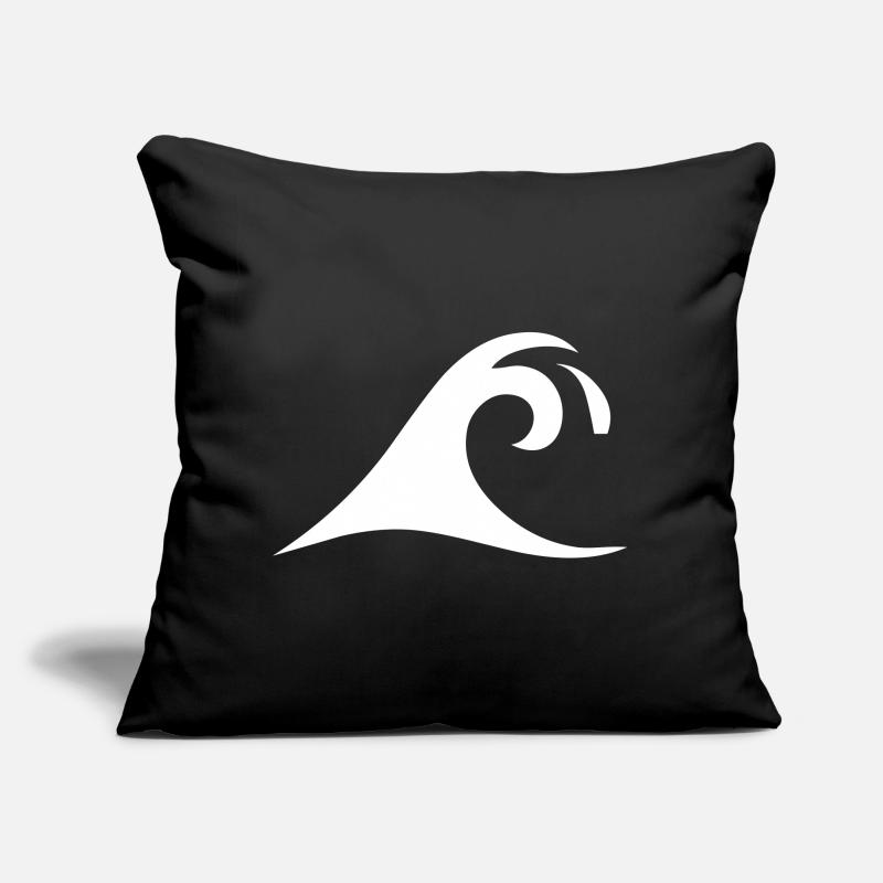 Wave waves Sofa pillow with filling 45cm x 45cm