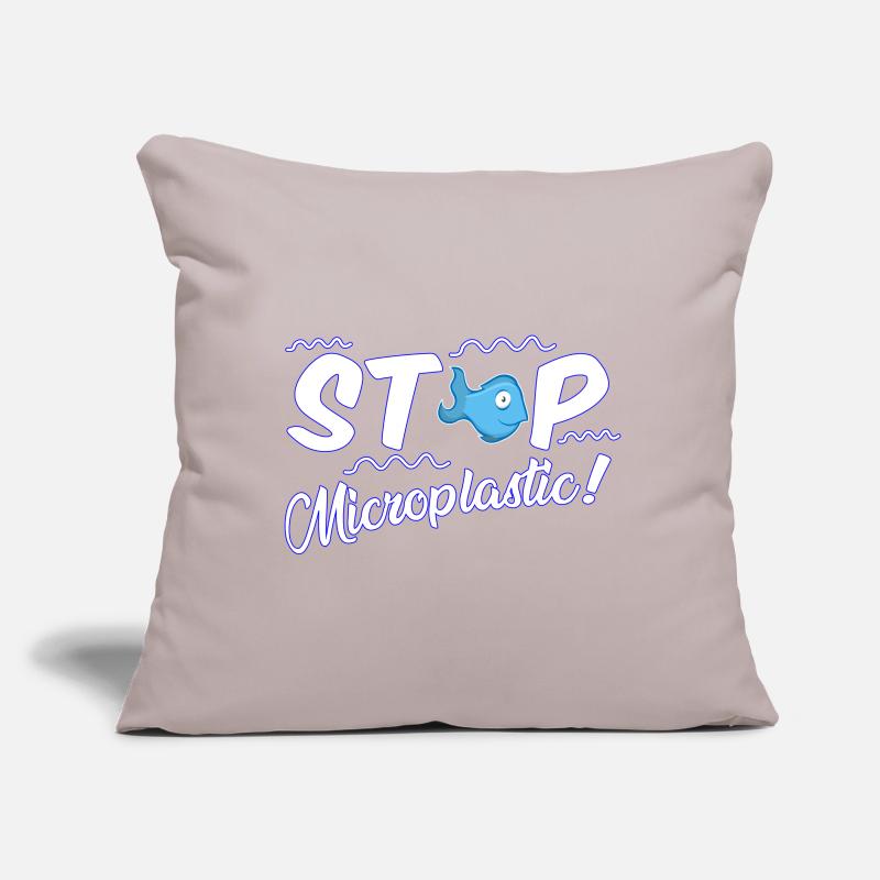 Stop Microplastic - Stops microplastic Sofa pillow with filling 45cm x 45cm
