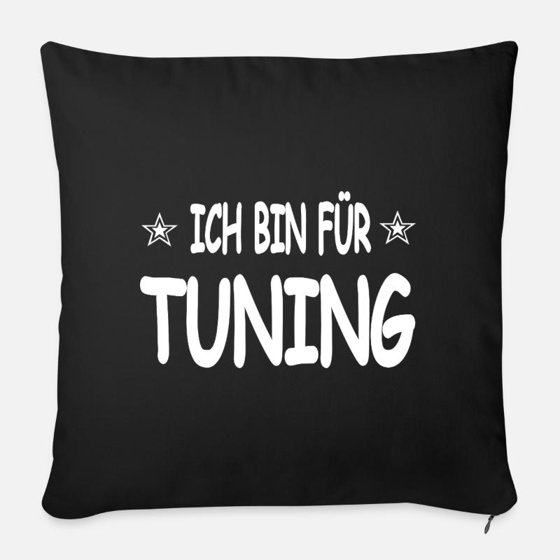 Tuning - Sofakissen mit Füllung 45 x 45 cm - Schwarz
