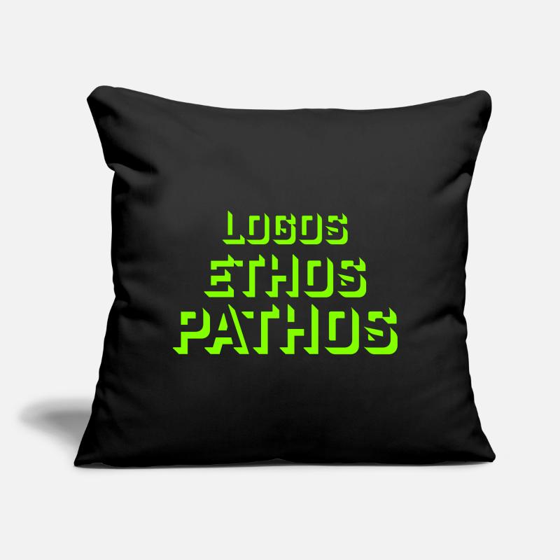 Logos Ethos Pathos Rhetoric Philosophy Student Sofa pillow with filling 45cm x 45cm