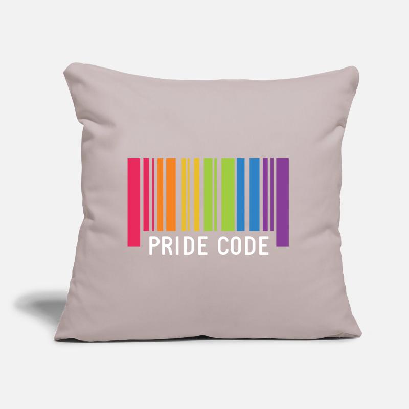 LGBT Pride Monat - Pride Code Sofakissen mit Füllung 45 x 45 cm