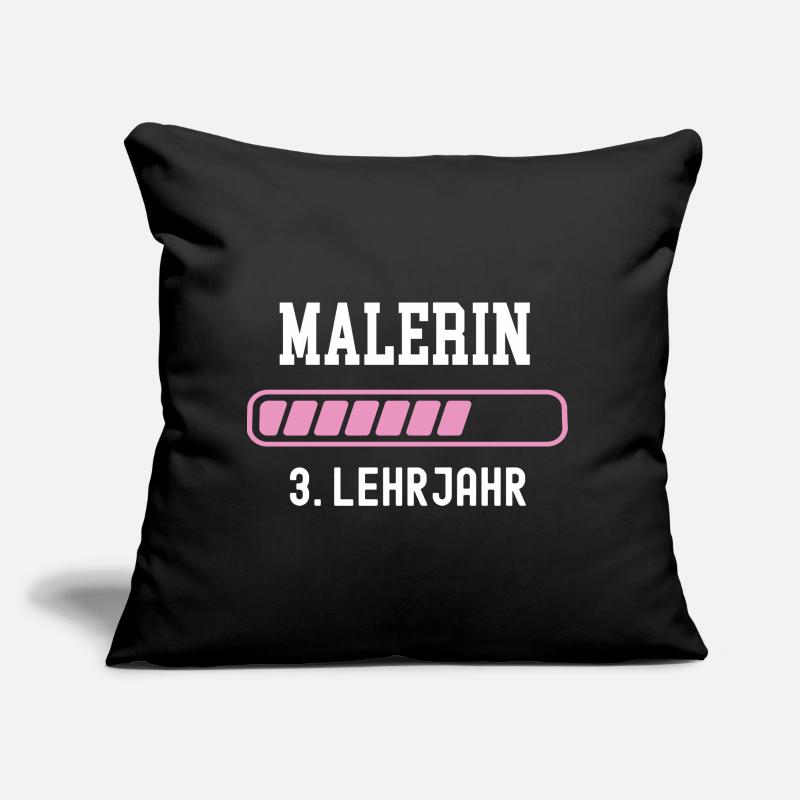 Painter training 3rd year apprenticeship third year apprenticeship Sofa pillow with filling 45cm x 45cm