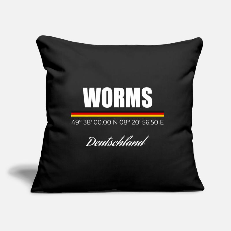 Worms Sofakissen mit Füllung 45 x 45 cm