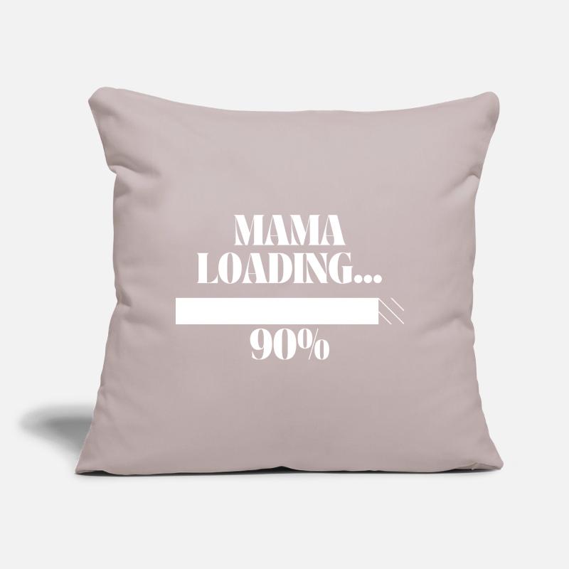 Mama Loading Sofakissen mit Füllung 45 x 45 cm
