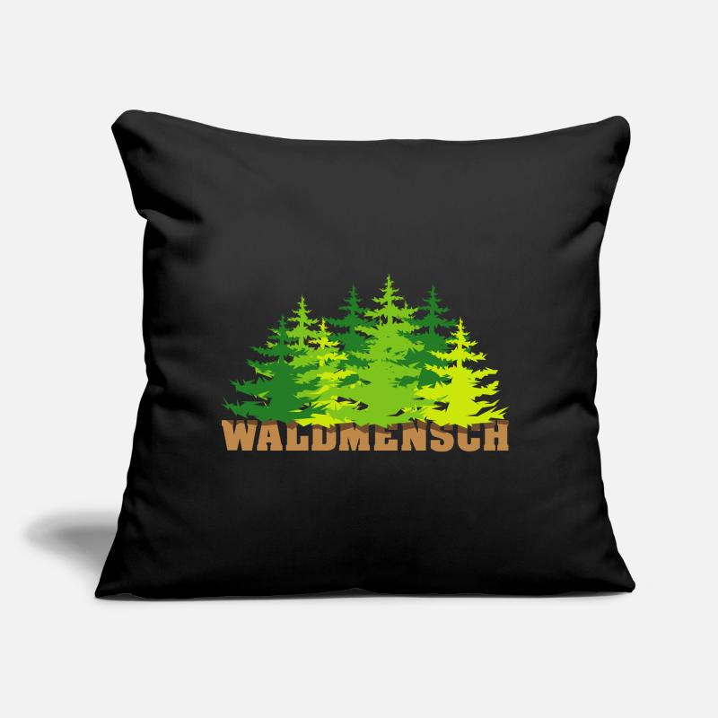 waldmensch wälder baum bäume geschenkidee Sofakissen mit Füllung 45 x 45 cm