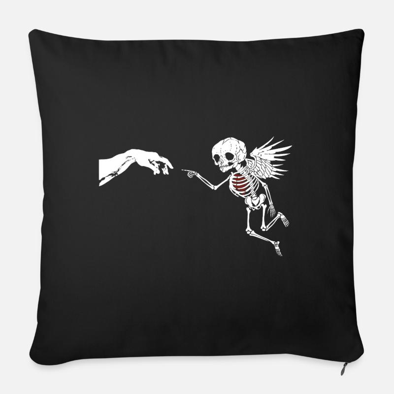 AMOR - Sofakissen mit Füllung 45 x 45 cm - Schwarz