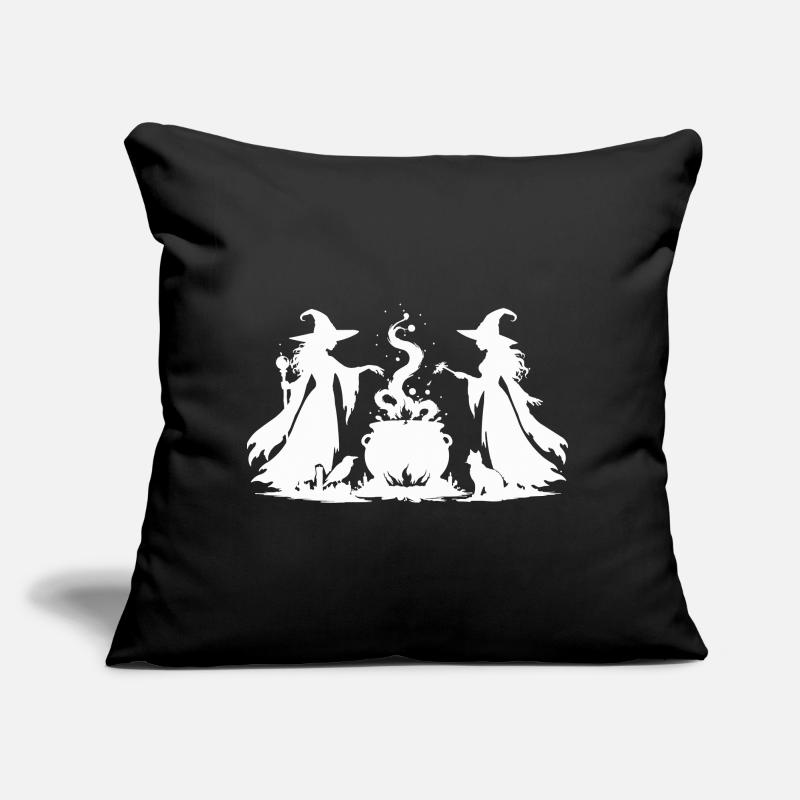 chaudron de sorcière Coussin et housse de 45 x 45 cm