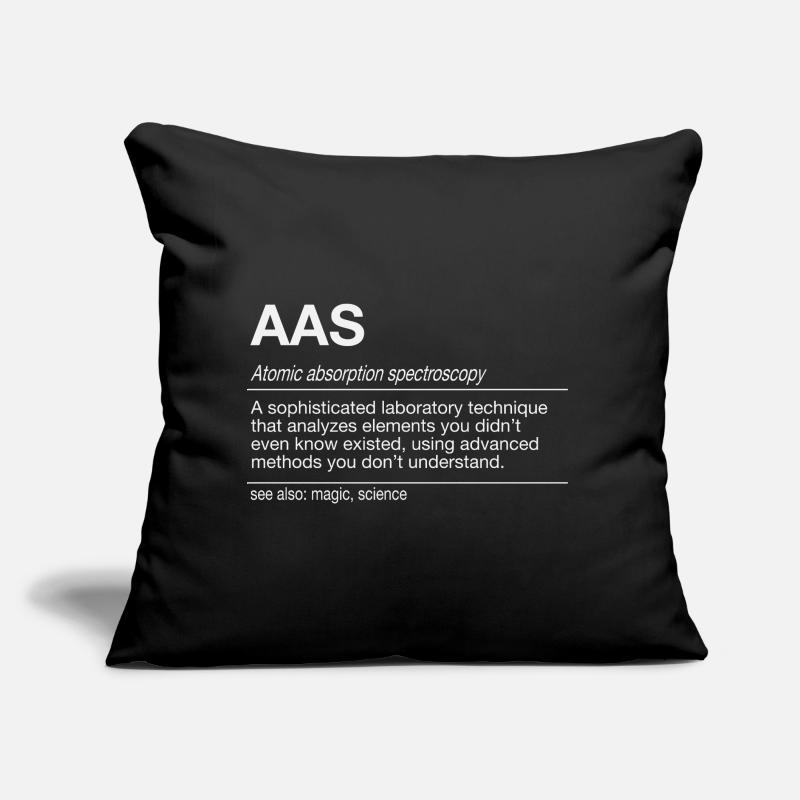 AAS Analysis Atomic Absorption Spectrometry Analysis Sofa pillow with filling 45cm x 45cm