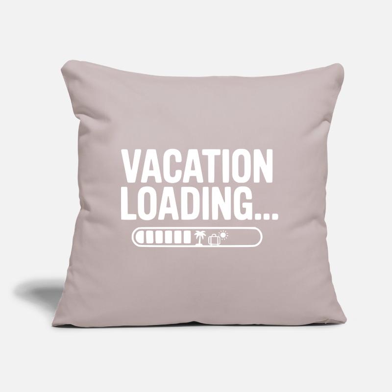 Vacation Loading... Sofa pillow with filling 45cm x 45cm