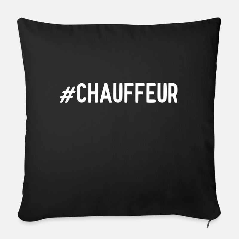 Chauffeur - Sofakissen mit Füllung 45 x 45 cm - Schwarz