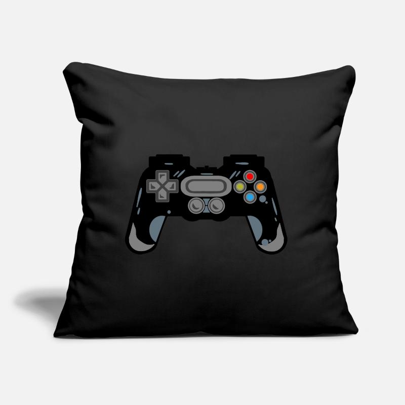 Retro Controller Silhouette Sofakissen mit Füllung 45 x 45 cm