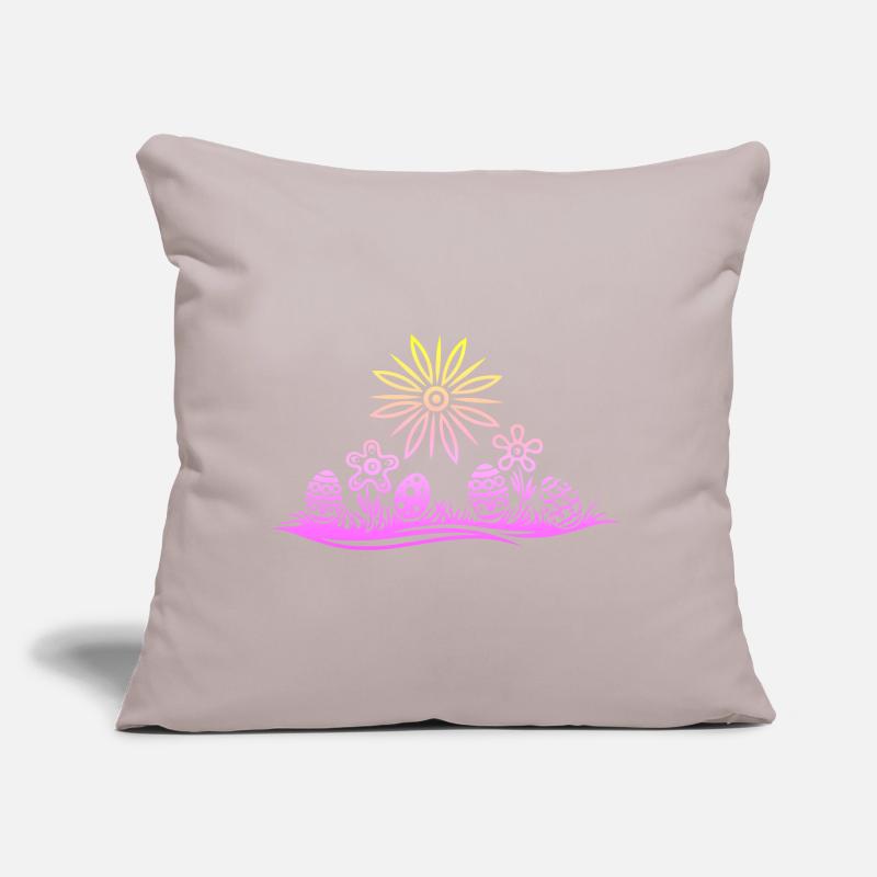 Easter Easter Eggs in the Grass Sofa pillow with filling 45cm x 45cm