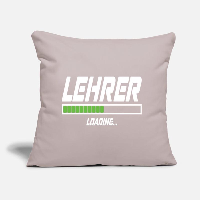 Lehrer Loading... Sofakissen mit Füllung 45 x 45 cm