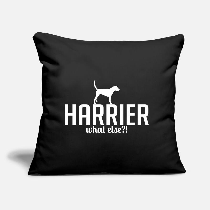 HARRIER what else Hundespruch Jagdhund Wilsigns Sofakissen mit Füllung 45 x 45 cm