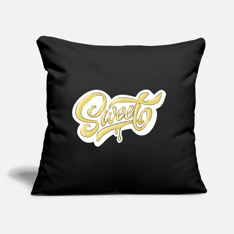 Sweet Script Typography Design Sofa pillow with filling 45cm x 45cm