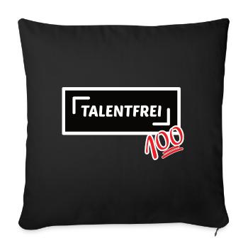 Talentfrei PNG 1 0 0 - Sofa pillow with filling 45cm x 45cm - black - Front
