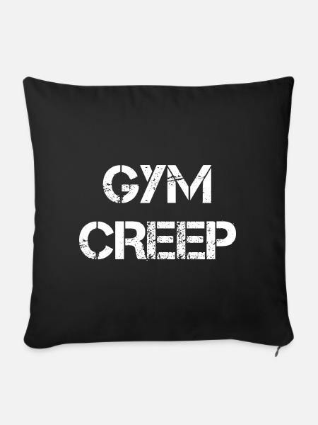 Gym Creep - Sofakissen mit Füllung 45 x 45 cm - Schwarz
