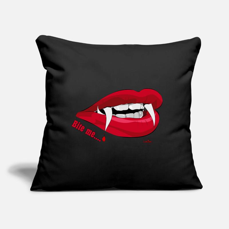 Bite me ... Sofa pillow with filling 45cm x 45cm