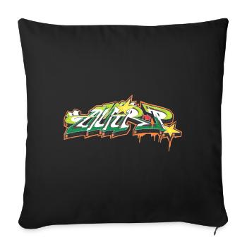 Amir P Fashion - Sofa pillow with filling 45cm x 45cm - black - Front