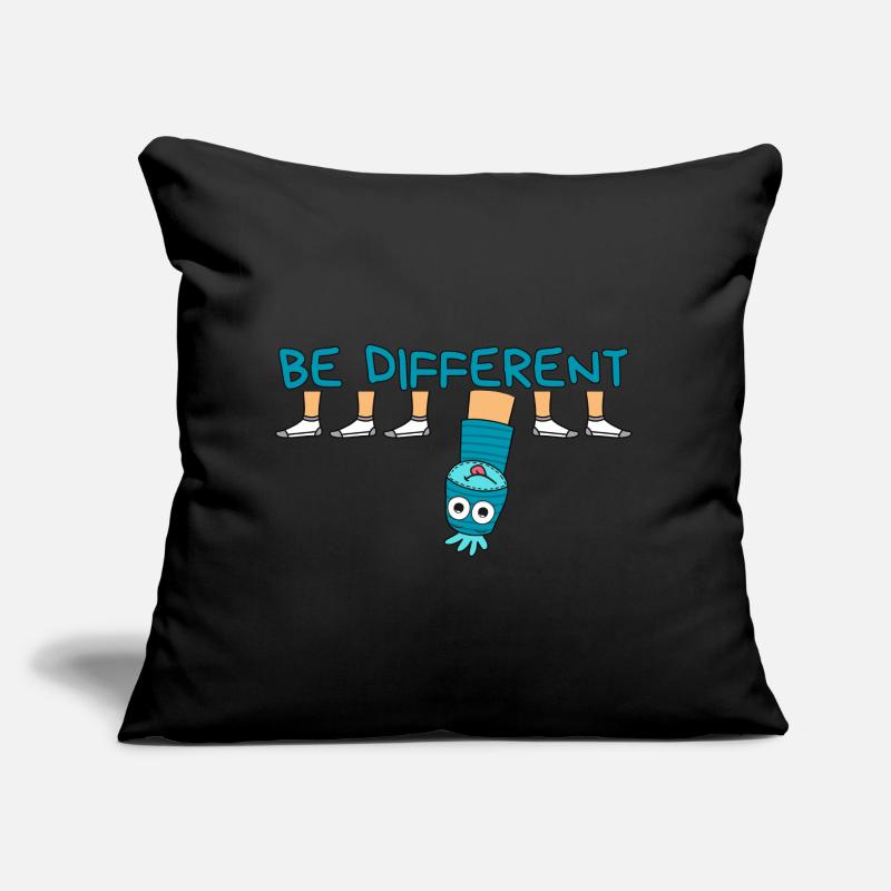 BE DIFFERENT Socke / Sei anders Socke Coussin et housse de 45 x 45 cm